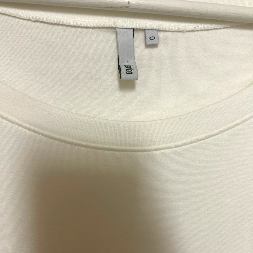 Jarbo 0/SM BOATNECK TIE-SLEEVE TOP IN PIMA
COTTON STRETCH jersey knit solid - Picture 5 of 13